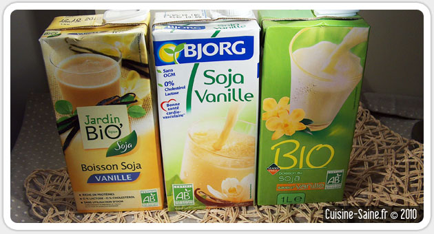 Blog cuisine bio test : le meilleur lait de soja vanille pour faire ses yaourts maison