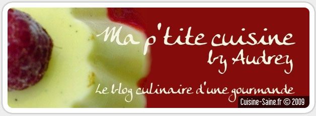 Nouveau design pour le blog de cuisine ma p’tite cuisine by Audrey