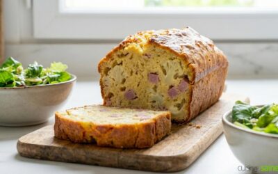 Cake au chou-fleur et jambon sans gluten