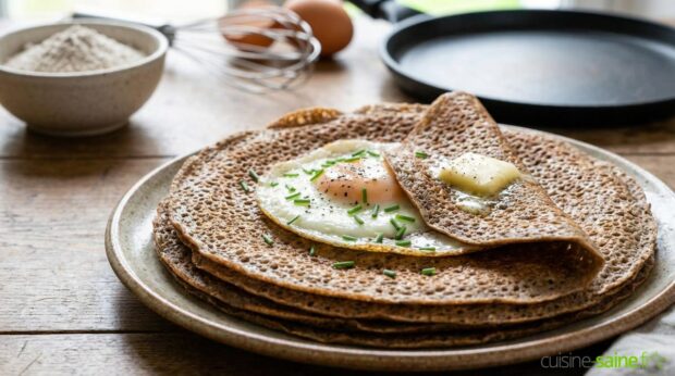 Galette sarrasin sans gluten ni lactose