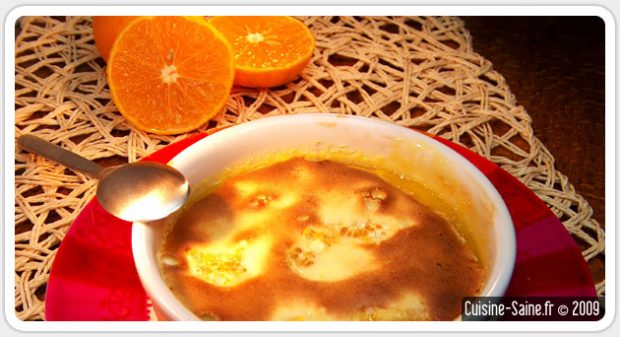 Recette sans gluten : gratin de clémentines au limoncello