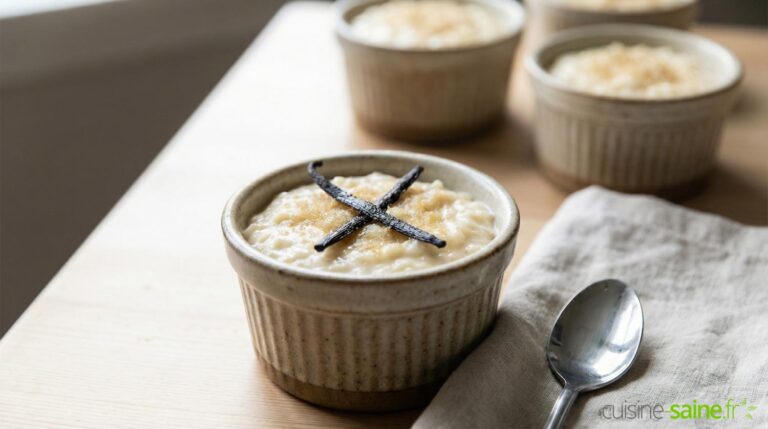 Riz au lait d'amande à la vanille