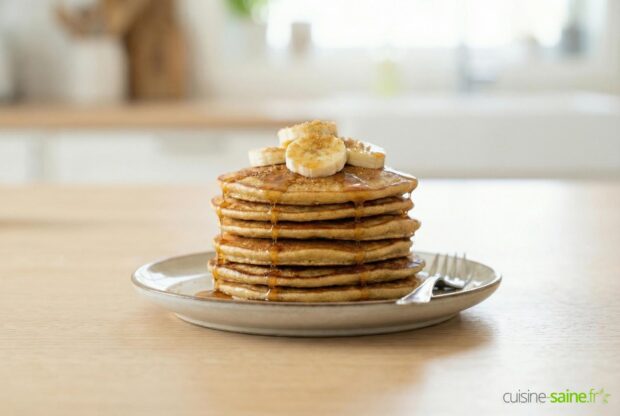 Pancake sans gluten à la purée de banane
