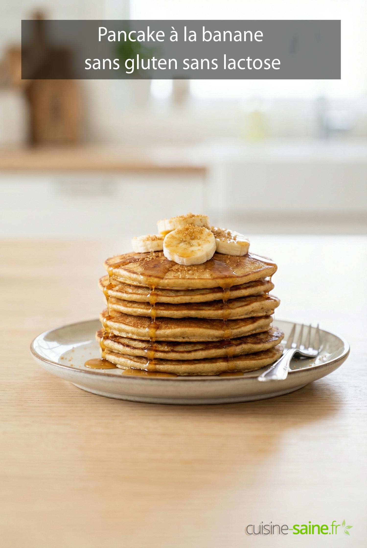 Pancake sans gluten à la purée de banane