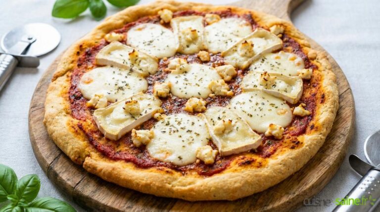 Pizza 3 fromages sans gluten