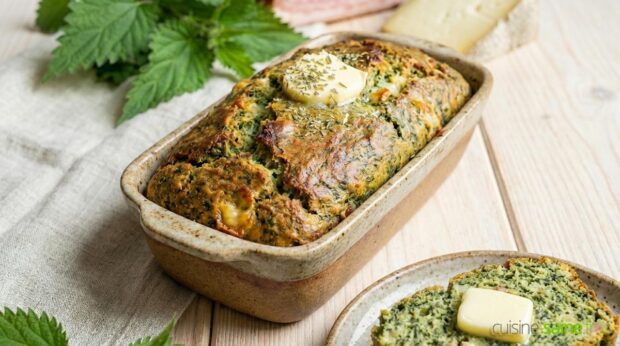 Cake aux orties sans gluten