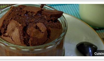 Recette sans gluten : fondant au chocolat à la cacahouète