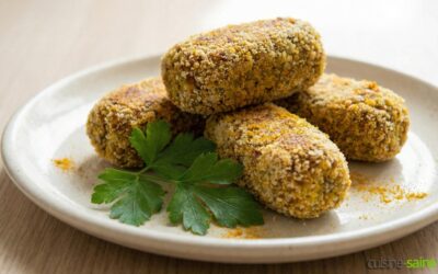 Croquettes de lentilles au quinoa sans gluten ni lactose