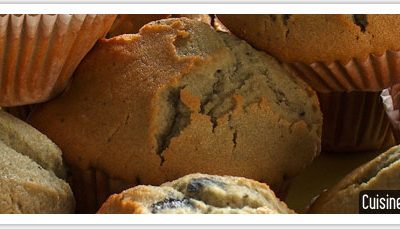 Muffins aux myrtilles sans gluten sans lactose