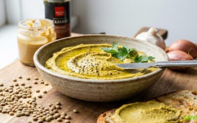 Tartinade de lentilles au curcuma