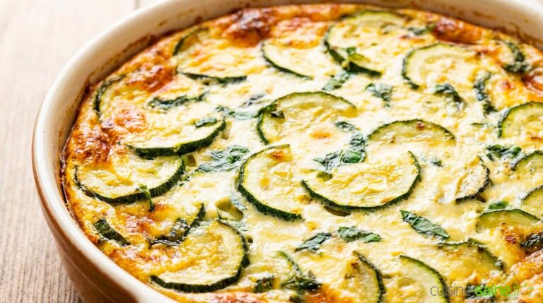 Flan de courgettes au basilic sans gluten