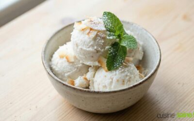 Glace à la noix de coco sans lactose