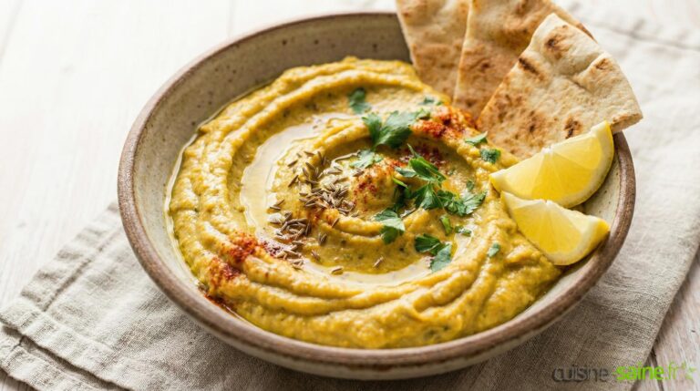 Caviar d’aubergines au curcuma