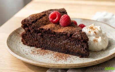 Gâteau au chocolat sans beurre sans farine