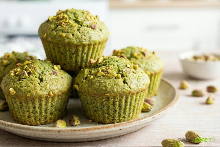 Muffins à la pistache sans gluten ni lactose
