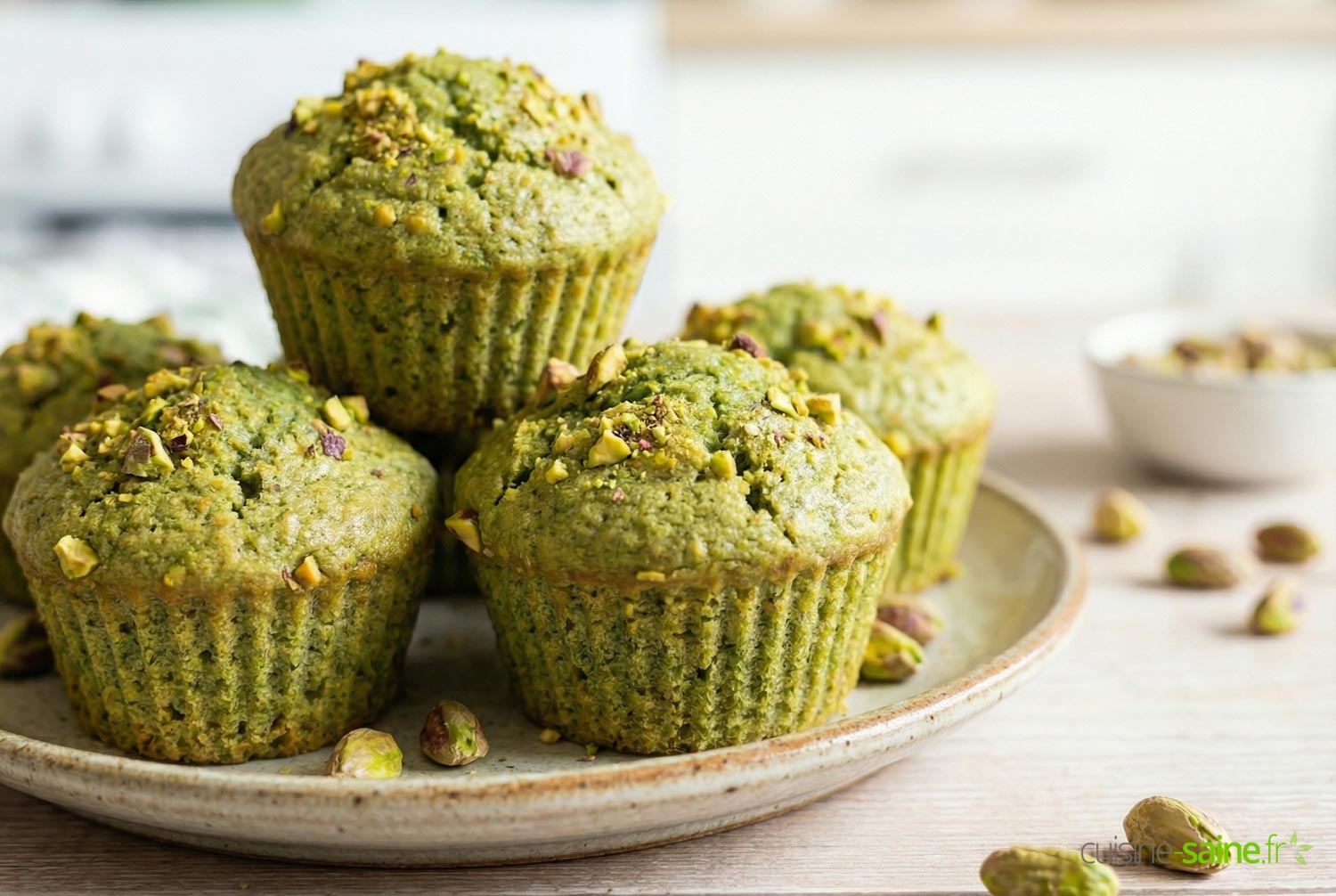 Muffins à la pistache