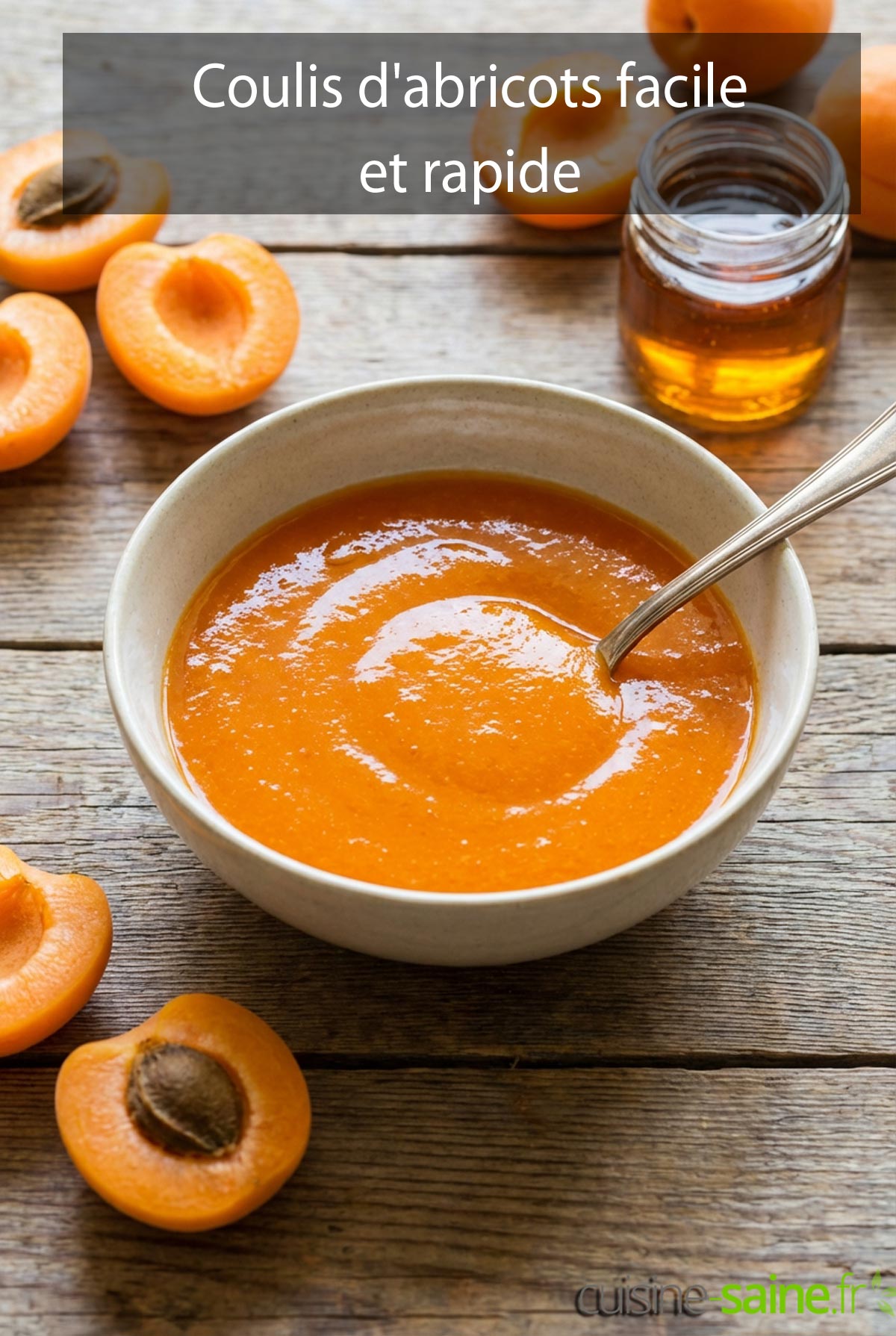 Coulis d'abricots facile et rapide