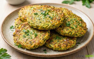 Galettes de courgettes au chèvre sans gluten