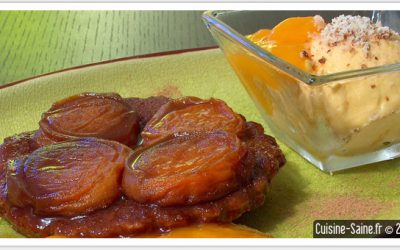 Recette sans gluten : tarte tatin à l’abricot cannelle et gingembre