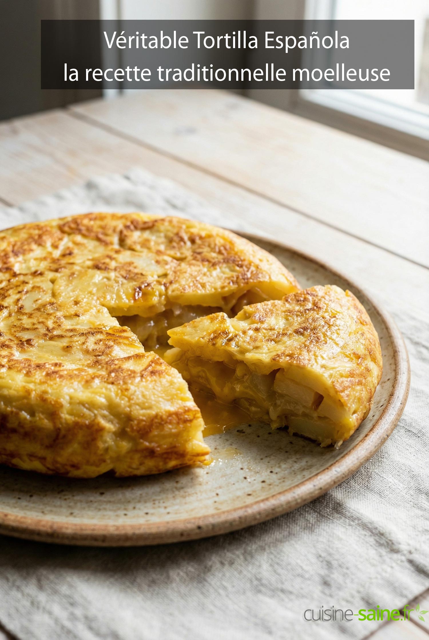 Véritable Tortilla Española : la recette traditionnelle moelleuse