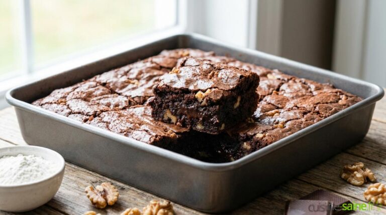 Brownie au sirop d'érable sans gluten ni lactose
