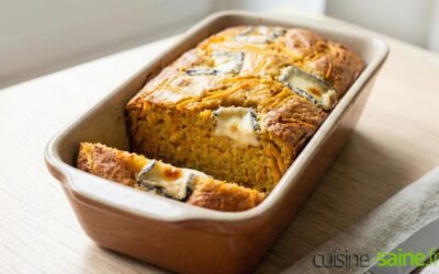 Cake salé sans gluten à la courge butternut / selles sur cher