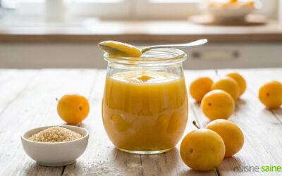 Crème de mirabelle ou mirabelle curd sans gluten ni lactose