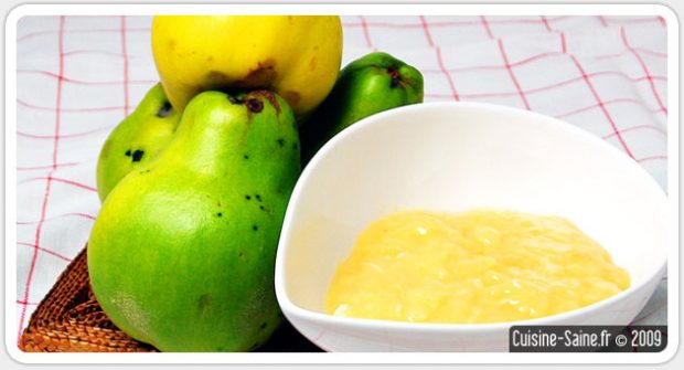Recette bio : crème de coing