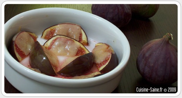 Recette bio : figues au miel et parmesan