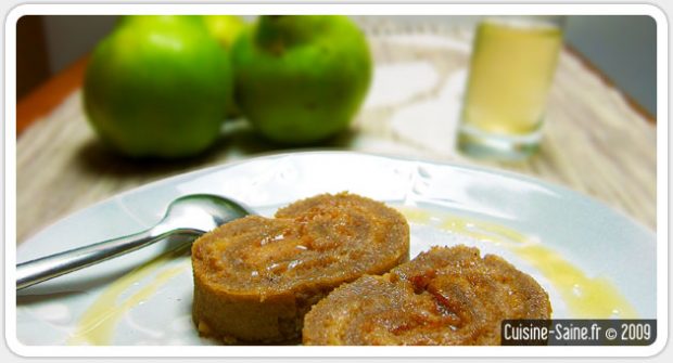 Recette sans gluten : gâteau roulé à la gelée de coing sans gluten, sans lait, sans oeuf