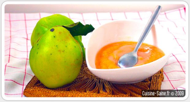 Recette bio : gelée de coing légère