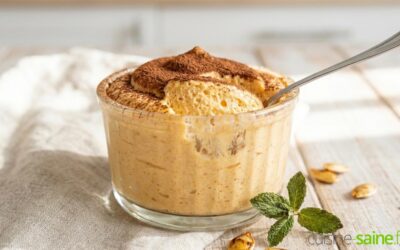 Mousse légère de courge Patidou au cacao