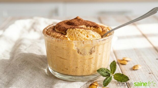 Mousse légère de courge Patidou au cacao