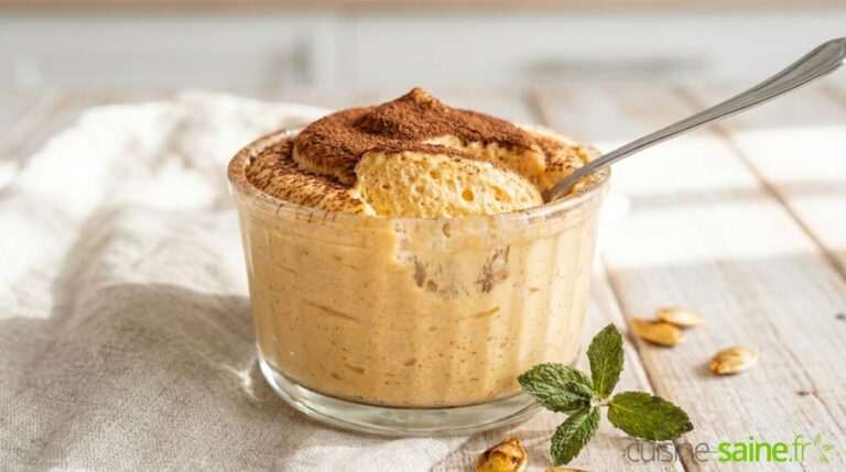 Mousse légère de courge Patidou au cacao
