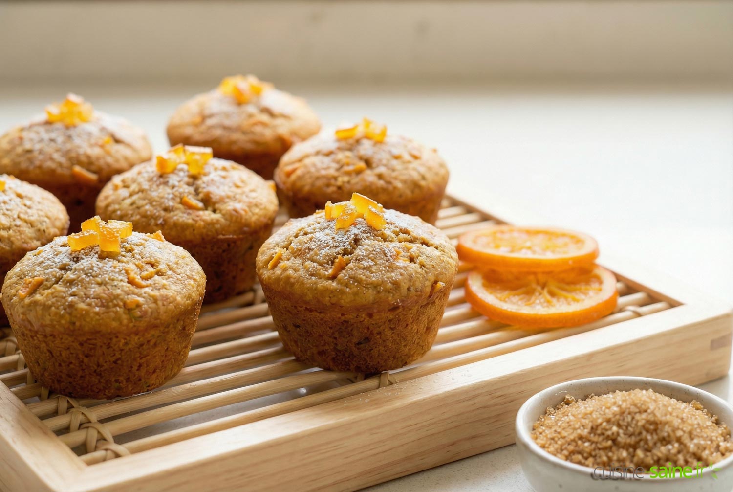 Muffins pois chiche et fleur d’oranger