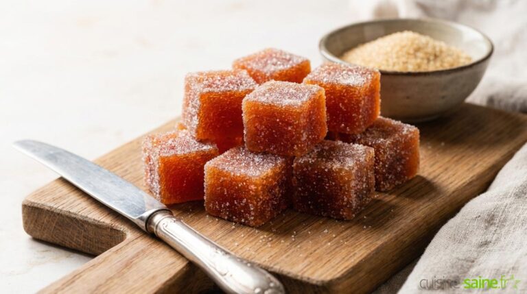 Pâtes de coing légères à l'agar agar