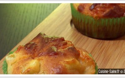 Muffin salé artichaut / parmesan sans gluten