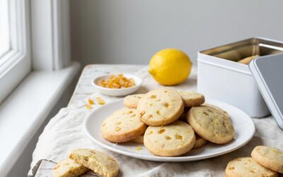 Sablés au citron sans gluten ni lactose, sans beurre