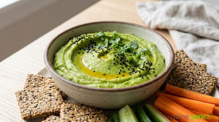 Tartinade d'avocat aux lentilles corail sans gluten ni lactose
