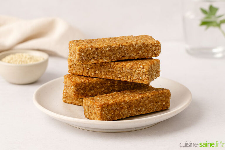 Barres de céréales au quinoa sans gluten sans lactose