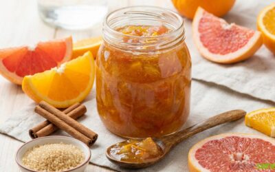 Marmelade d’agrumes de Noël à la cannelle et à l’agar-agar