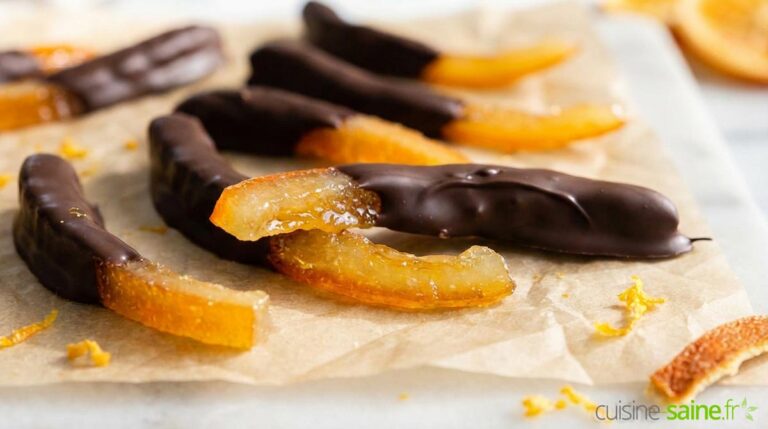 Orangettes au chocolat fait maison