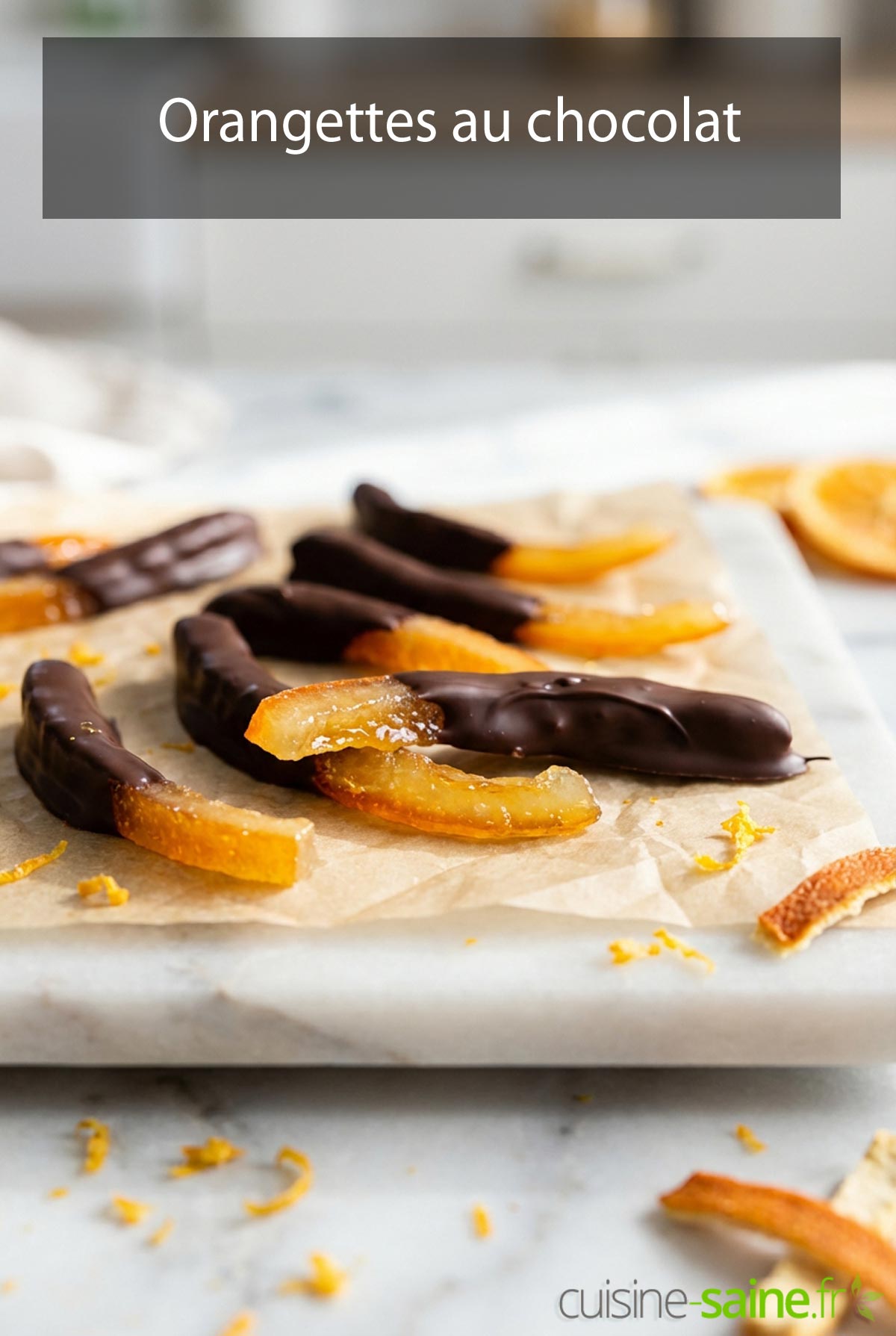 Orangettes au chocolat fait maison