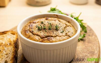 Petits flans fondants aux foies de volaille