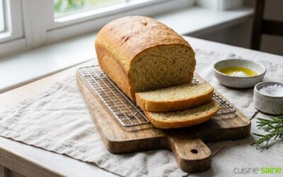 Pain sans gluten à la farine de pois chiche