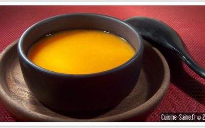 Recette sans gluten : soupe de potiron et carotte au gingembre