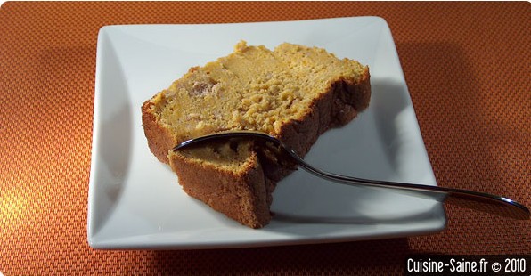 Recette sans gluten : cake à la courge butternut et fève tonka