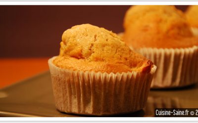 Recette sans gluten : muffins pomme et cannelle