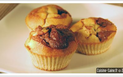 Recette sans gluten : muffins bananes / chocolat