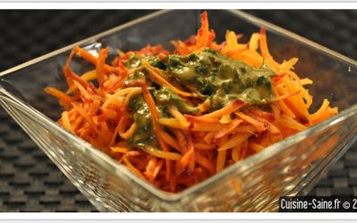 Recette sans gluten : salade de carotte et de potiron